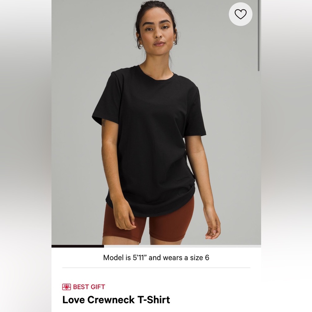 Lululemon Love Crew T shirt